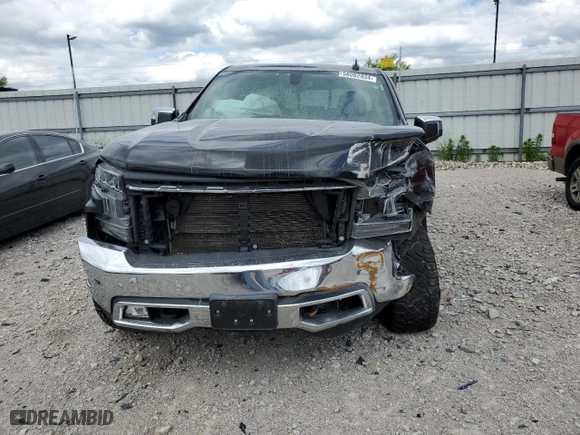 2019 Chevrolet Silverado 1500 LTZ with VIN 1GCUYGEL7KZ124884, listed as a Copart auction lot 58082934 with 124,904 mi miles and Salvage Title. Bid and sale history available at carsss.com. Image 5.
