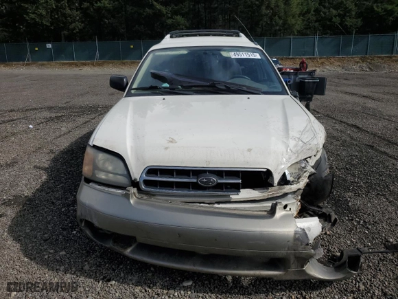 2001 Subaru Legacy Wagon Outback w/RB Equip with VIN 4S3BH665516621059, listed as a Copart auction lot 49511515 with 166,520 mi miles and Salvage Title. Bid and sale history available at carsss.com. Image 5.