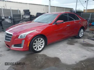 2014 Cadillac CTS Luxury RWD with VIN 1G6AR5SX6E0186302, listed as a IAAI auction lot 41733134 with 140,826 mi miles. Bid and sale history available at carsss.com. Image 2.