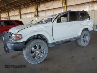 1995 Toyota Land Cruiser z VIN JT3DJ81W8S0104727, wystawiony jako Copart lot #89196375 z przebiegiem 182 550 mil mil oraz Szkoda całkowita • Salvage title. Historia ofert i sprzedaży dostępna na DreamBid. Obrazek 1.
