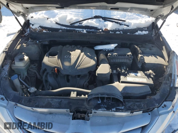 2011 Hyundai Sonata GLS with VIN 5NPEB4AC1BH011515, listed as a Copart auction lot 42422335 with 130,971 mi miles and Salvage Title. Bid and sale history available at carsss.com. Image 12.