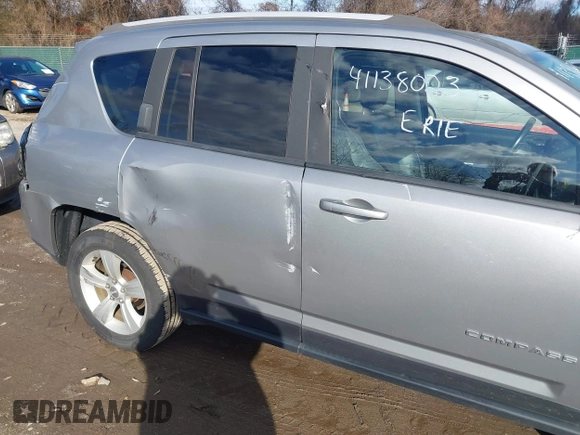 2016 Jeep Compass Latitude with VIN 1C4NJDEB5GD713905, listed as a IAAI auction lot 41138023 with 107,479 mi miles and . Bid and sale history available at DreamBid. Image 12.