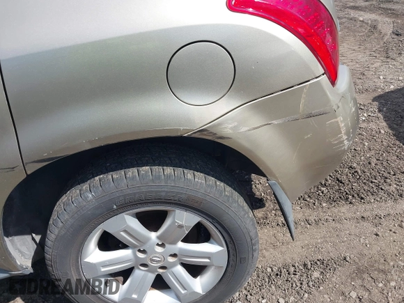 2007 Nissan Murano SL with VIN JN8AZ08W77W634856, listed as a IAAI auction lot 41824185 with Not Provided miles and . Bid and sale history available at DreamBid. Image 6.