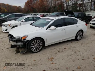 2015 Acura RLX Tech Pkg with VIN JH4KC1F50FC001471, listed as a Copart auction lot 78143804 with 87,834 mi miles and Salvage Title. Bid and sale history available at carsss.com. Image 1.