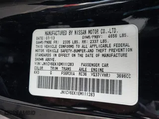 2014 Infiniti Q60 Coupe Journey with VIN JN1CV6EK1EM111283, listed as a IAAI auction lot 41448127 with 96,921 mi miles. Bid and sale history available at carsss.com. Image 9.