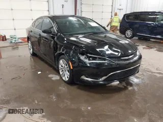 2015 Chrysler 200 Limited with VIN 1C3CCCAB9FN690174, listed as a IAAI auction lot 41330163 with 123,633 mi miles. Bid and sale history available at carsss.com. Image 1.