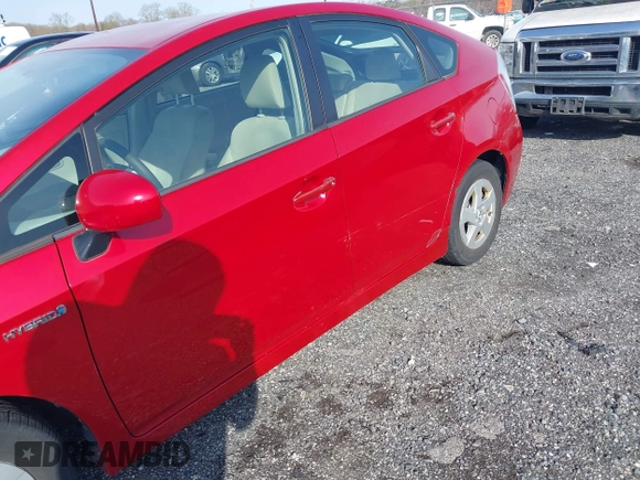 2010 Toyota Prius II with VIN JTDKN3DU0A0143461, listed as a IAAI auction lot 41949885 with 249,389 mi miles and . Bid and sale history available at DreamBid. Image 6.