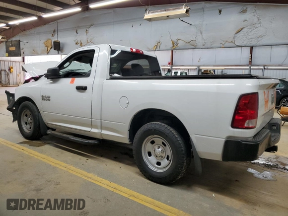 2017 Ram 1500 Tradesman z VIN 3C6JR6AG1HG510512, wystawiony jako Copart lot #87580045 z przebiegiem Nie podano mil oraz Szkoda całkowita • Salvage title. Historia ofert i sprzedaży dostępna na DreamBid. Obrazek 2.