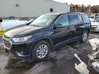 2018 Chevrolet Traverse LT Cloth with VIN 1GNEVGKWXJJ196615, listed as a Copart auction lot 45556125 with 125,642 mi miles and Salvage Title. Bid and sale history available at carsss.com. Image 1.