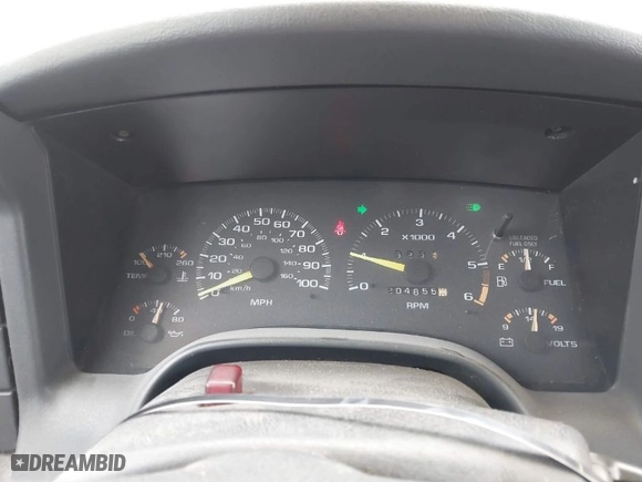 1997 GMC Sonoma with VIN 1GTCT19W9V8510454, listed as a IAAI auction lot 41604622 with 204,855 mi miles. Bid and sale history available at carsss.com. Image 7.