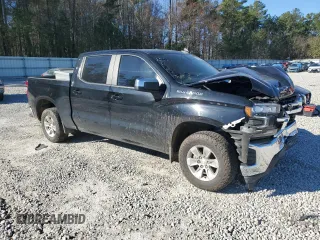 2022 Chevrolet Silverado 1500 LT with VIN 3GCPWCED4NG121580, listed as a Copart auction lot 47282425 with 93,434 mi miles and Salvage Title. Bid and sale history available at DreamBid. Image 4.