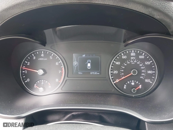 2018 Kia Optima LX with VIN 5XXGT4L38JG179861, listed as a IAAI auction lot 42000255 with 87,530 mi miles. Bid and sale history available at carsss.com. Image 7.