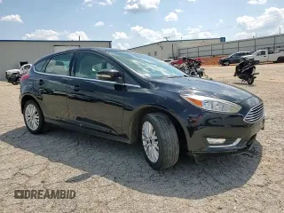 2018 Ford Focus Titanium with VIN 1FADP3N25JL242748, listed as a Copart auction lot 62106155 with 152,766 mi miles and Salvage title. Bid and sale history available at DreamBid. Image 13.