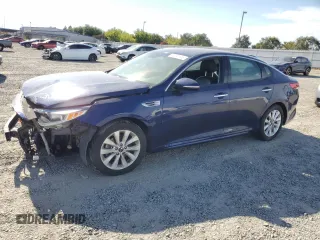 2018 Kia Optima EX with VIN 5XXGU4L33JG181241, listed as a Copart auction lot 66397195 with 89,966 mi miles and Salvage title. Bid and sale history available at DreamBid. Image 1.