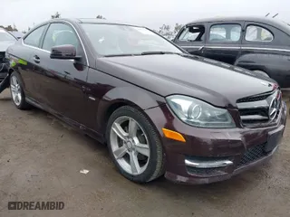 2012 Mercedes-Benz C-Class C 250 with VIN WDDGJ4HB7CF762175, listed as a IAAI auction lot 41888646 with 109,303 mi miles. Bid and sale history available at carsss.com. Image 1.