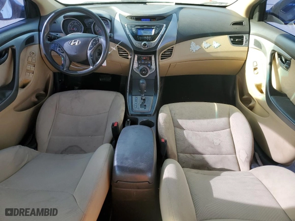2013 Hyundai Elantra GLS PZEV with VIN KMHDH4AE4DU491582, listed as a Copart auction lot 47567475 with 309,376 mi miles and Salvage Title. Bid and sale history available at carsss.com. Image 8.