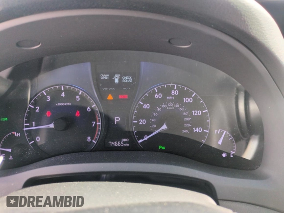 2013 Lexus RX 350 with VIN 2T2BK1BA5DC176547, listed as a Copart auction lot 52158535 with 74,665 mi miles and Salvage Title. Bid and sale history available at carsss.com. Image 9.