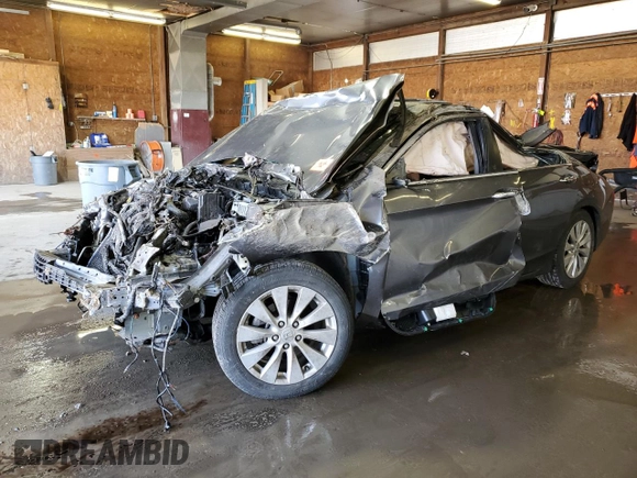 2013 Honda Accord Sdn EX-L with VIN 1HGCR2F80DA057893, listed as a Copart auction lot 52640415 with Not Provided miles and Salvage Title. Bid and sale history available at carsss.com. Image 1.