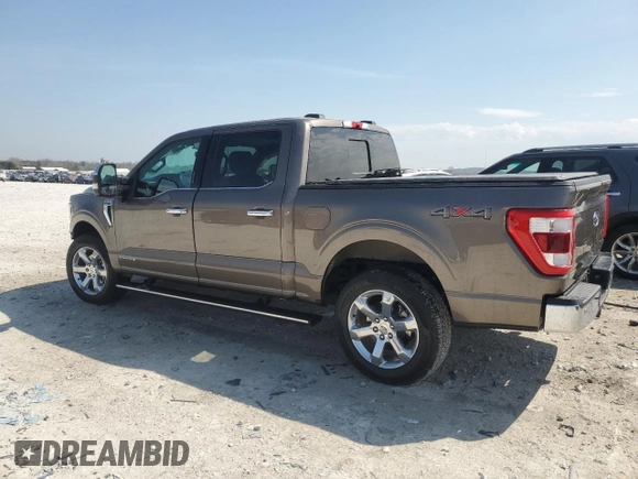 2022 Ford F-150 XL with VIN 1FTFW1ED4NFB39112, listed as a Copart auction lot 54496595 with 8,626 mi miles and Salvage Title. Bid and sale history available at DreamBid. Image 2.