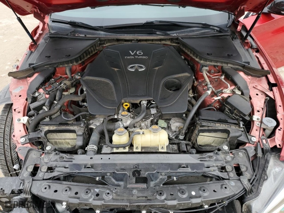2020 Infiniti Q50 RED SPORT 400 with VIN JN1FV7AP4LM630619, listed as a Copart auction lot 89322685 with NaN miles and Salvage Title. Bid and sale history available at carsss.com. Image 12.