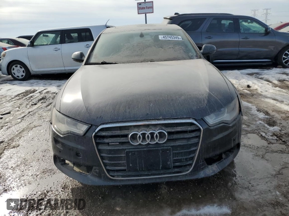 2012 Audi A6 Premium Plus z VIN WAUFGBFC7CN142398, wystawiony jako Copart lot #45745345 z przebiegiem 124 208 mil mil oraz Czysty tytuł • Clean title. Historia ofert i sprzedaży dostępna na DreamBid. Obrazek 5.