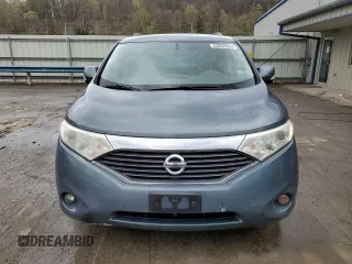 2012 Nissan Quest SL with VIN JN8AE2KPXC9032857, listed as a Copart auction lot 53962625 with 115,093 mi miles and Salvage Title. Bid and sale history available at carsss.com. Image 5.