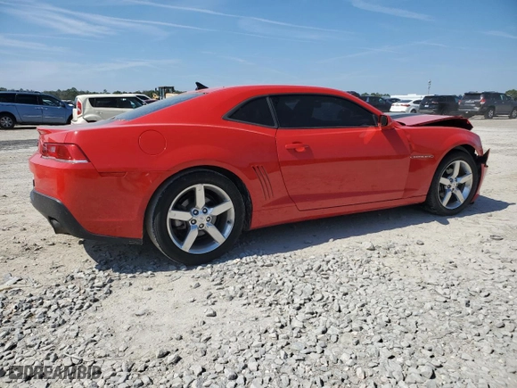2014 Chevrolet Camaro LT with VIN 2G1FB1E31E9287495, listed as a Copart auction lot 46301265 with NaN miles and Salvage Title. Bid and sale history available at carsss.com. Image 3.