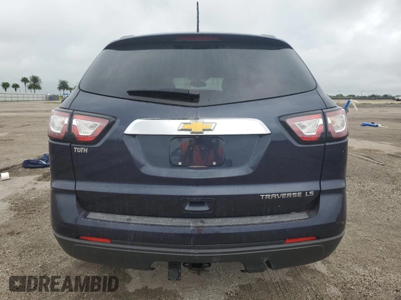 2015 Chevrolet Traverse LS z VIN 1GNKRFED6FJ113457, wystawiony jako Copart lot #74671954 z przebiegiem Nie podano mil oraz Szkoda całkowita • Salvage title. Historia ofert i sprzedaży dostępna na DreamBid. Obrazek 6.