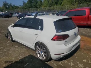 2018 Volkswagen Golf GTI S with VIN 3VW447AU5JM253827, listed as a Copart auction lot 69046784 with 66,027 mi miles and Salvage Title. Bid and sale history available at carsss.com. Image 2.