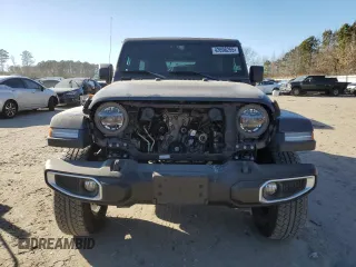 2020 Jeep Wrangler Unlimited Sahara with VIN 1C4HJXEN4LW152779, listed as a Copart auction lot 42696255 with Not provided miles and Salvage title. Bid and sale history available at DreamBid. Image 5.