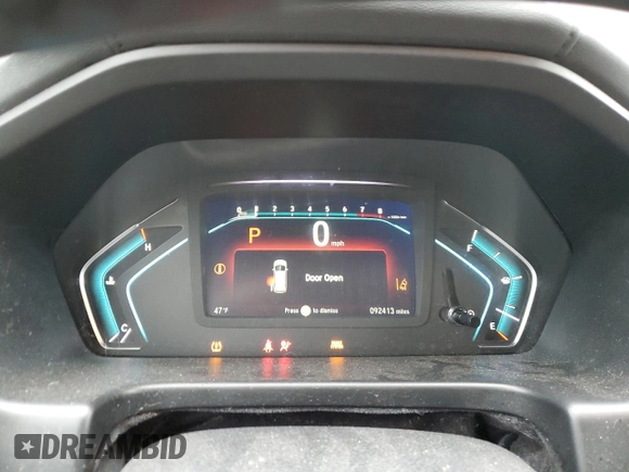 2018 Honda Odyssey EX-L with VIN 5FNRL6H77JB090625, listed as a Copart auction lot 84231104 with 92,413 mi miles and Salvage Title. Bid and sale history available at carsss.com. Image 9.