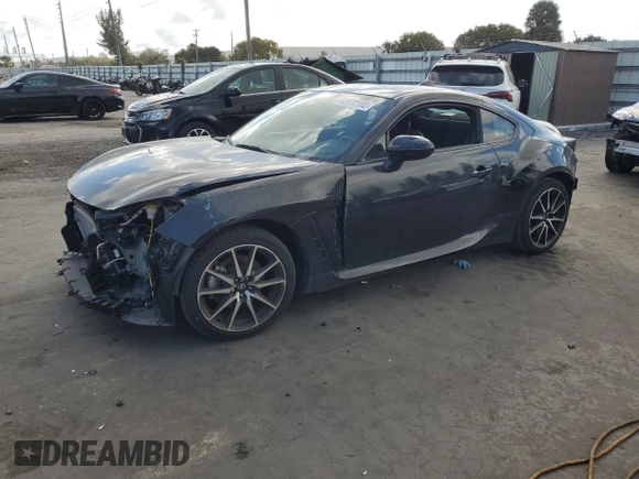 2023 Toyota GR86 with VIN JF1ZNBC19P8763094, listed as a Copart auction lot 42572105 with 13,271 mi miles and Salvage Title. Bid and sale history available at carsss.com. Image 1.