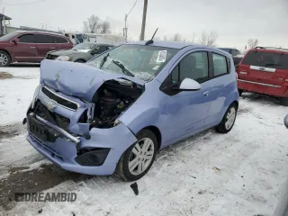 2015 Chevrolet Spark LS with VIN KL8CB6S92FC715559, listed as a Copart auction lot 45156035 with Not Provided miles and Salvage Title. Bid and sale history available at DreamBid. Image 1.