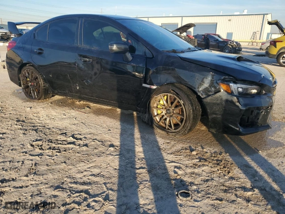 2018 Subaru WRX STI with VIN JF1VA2M65J9804472, listed as a Copart auction lot 87090504 with 88,430 mi miles and Salvage Title. Bid and sale history available at carsss.com. Image 4.