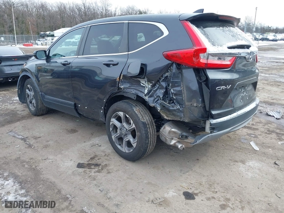 2019 Honda CR-V EX-L with VIN 2HKRW2H82KH665774, listed as a IAAI auction lot 41287840 with 33,099 mi miles. Bid and sale history available at carsss.com. Image 3.