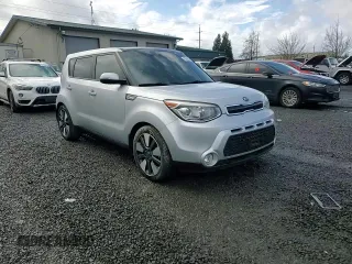 2015 Kia Soul + with VIN KNDJX3A59F7770337, listed as a Copart auction lot 46290595 with 62,434 mi miles and Salvage Title. Bid and sale history available at DreamBid. Image 11.