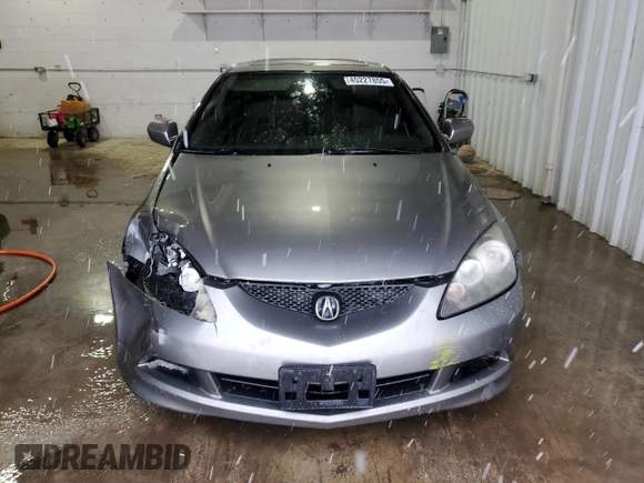2005 Acura RSX with VIN JH4DC54865S009074, listed as a Copart auction lot 45227855 with 193,375 mi miles and Salvage title. Bid and sale history available at DreamBid. Image 5.