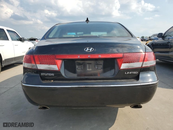 2009 Hyundai Azera Limited with VIN KMHFC46F29A392518, listed as a Copart auction lot 58877244 with 90,368 mi miles and Clean Title. Bid and sale history available at carsss.com. Image 6.