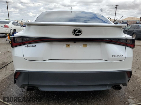 2021 Lexus IS 300 with VIN JTHAA1D28M5112488, listed as a Copart auction lot 56002845 with 41,660 mi miles and Salvage title. Bid and sale history available at DreamBid. Image 6.