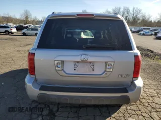 2003 Honda Pilot EX with VIN 2HKYF18403H554922, listed as a Copart auction lot 47303685 with 186,879 mi miles and Salvage Title. Bid and sale history available at DreamBid. Image 6.