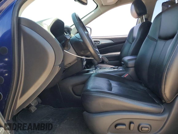 2019 Nissan Pathfinder Platinum with VIN 5N1DR2MM2KC637341, listed as a Copart auction lot 55355925 with 82,808 mi miles and Salvage title. Bid and sale history available at DreamBid. Image 7.