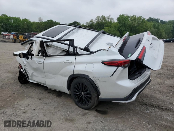 2023 Toyota Highlander L with VIN 5TDKDRBH0PS002021, listed as a Copart auction lot 56632705 with Not provided miles and Salvage title. Bid and sale history available at DreamBid. Image 2.