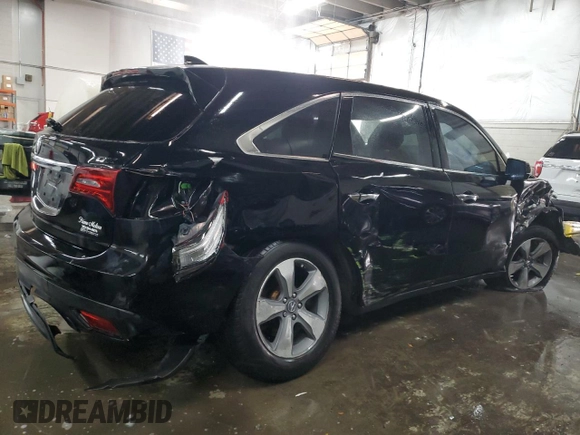2015 Acura MDX с VIN 5FRYD4H25FB025134, выставлен на аукционе Copart как лот 44794715 с пробегом 101 994 миль миль и Списание • Salvage title. История ставок и продаж доступна на DreamBid. Изображение 3.