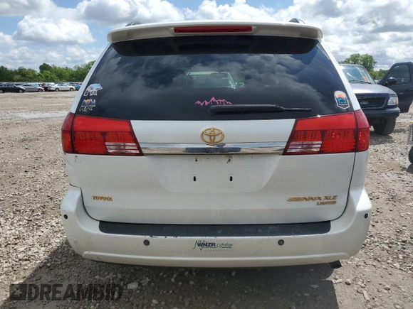 2004 Toyota Sienna XLE z VIN 5TDZA22C04S170319, wystawiony jako Copart lot #56543265 z przebiegiem 184 061 mil mil oraz Szkoda całkowita • Salvage title. Historia ofert i sprzedaży dostępna na DreamBid. Obrazek 6.