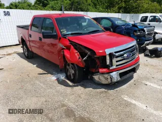 2010 Ford F-150 XL with VIN 1FTEW1E84AFA14622, listed as a Copart auction lot 62355984 with 144,578 mi miles and Salvage Title. Bid and sale history available at carsss.com. Image 4.