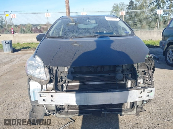 2013 Toyota Prius One with VIN JTDKN3DU7D5695238, listed as a IAAI auction lot 42034921 with 113,383 mi miles. Bid and sale history available at carsss.com. Image 13.