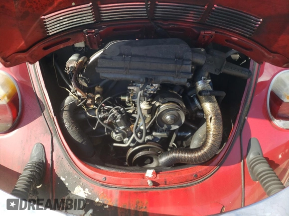 1974 Volkswagen Beetle with VIN 1342387192, listed as a Copart auction lot 82908724 with 55,499 mi miles and Salvage Title. Bid and sale history available at DreamBid. Image 11.
