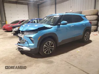 2025 Chevrolet TrailBlazer LT with VIN KL79MRSL1SB017398, listed as a Copart auction lot 43576365 with 2,398 mi miles and Salvage Title. Bid and sale history available at DreamBid. Image 1.