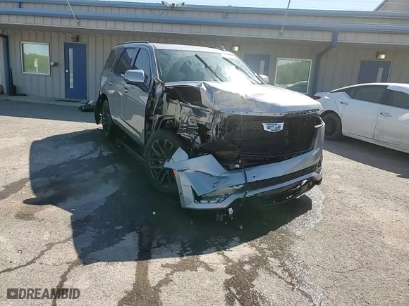 2023 Cadillac Escalade 4WD Sport Platinum with VIN 1GYS4GKL3PR534493, listed as a Copart auction lot 53098555 with 16,557 mi miles and Salvage Title. Bid and sale history available at carsss.com. Image 15.