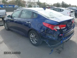 2019 Kia Optima S with VIN 5XXGT4L38KG375025, listed as a IAAI auction lot 41725155 with 65,053 mi miles and . Bid and sale history available at carsss.com. Image 3.
